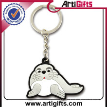 Promotional plastic animal keychain